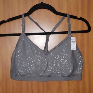 Mesh racerback sports bra